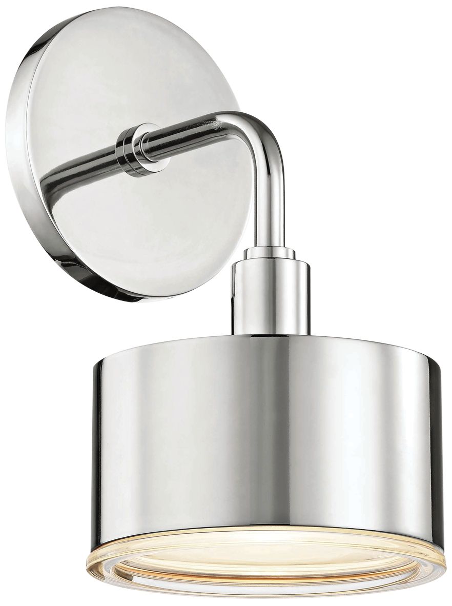 Mitzi Nora 9" High Polished Nickel LED Wall Sconce