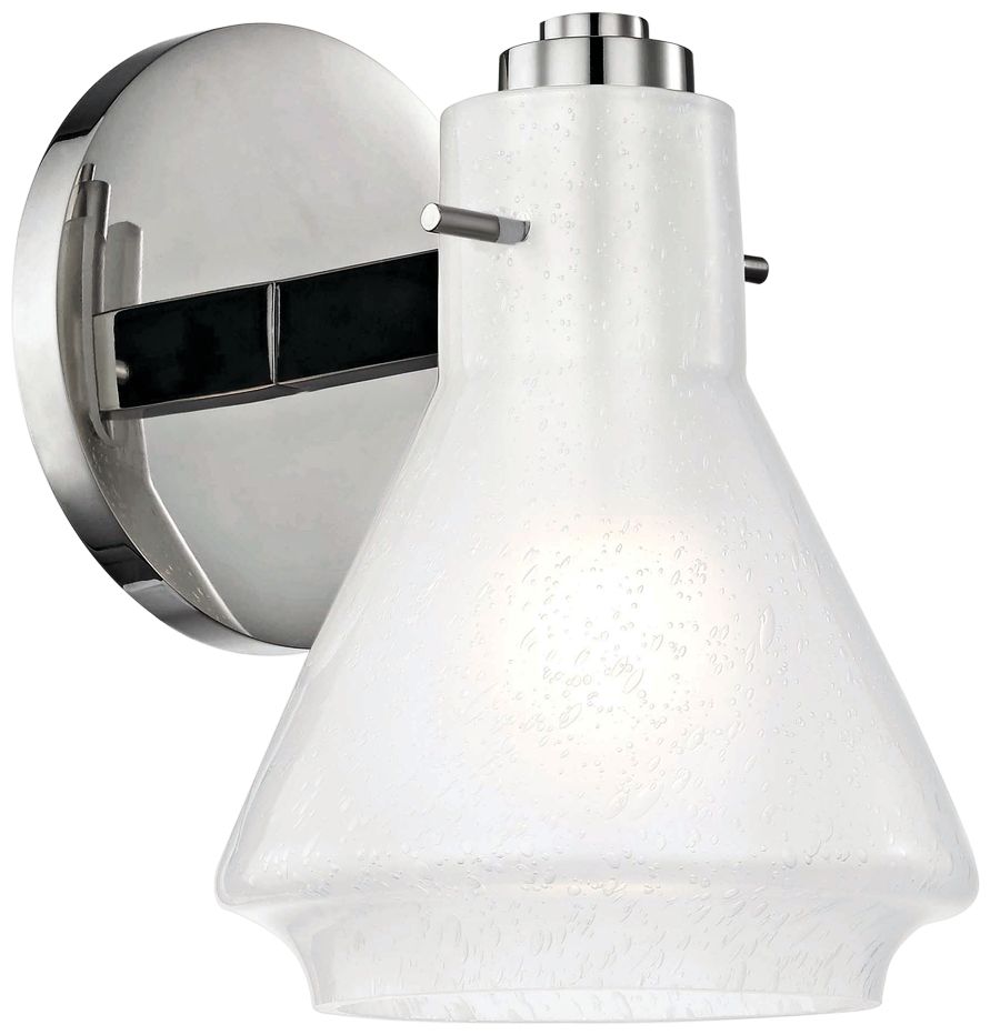 Mitzi Rosie 7 1/2" High Polished Nickel Wall Sconce