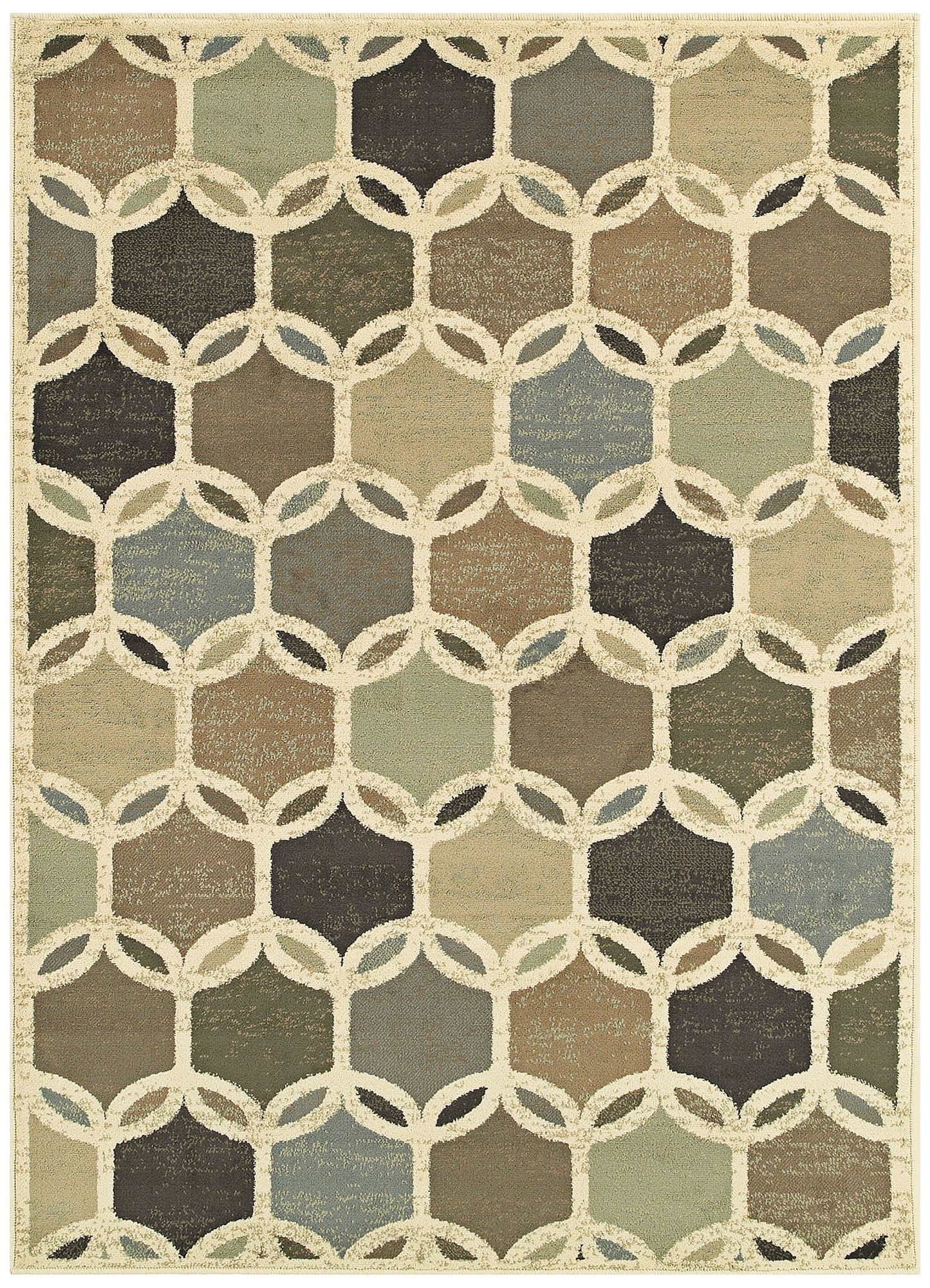 Brentwood 090W9 Ivory Multi-Color Area Rug 