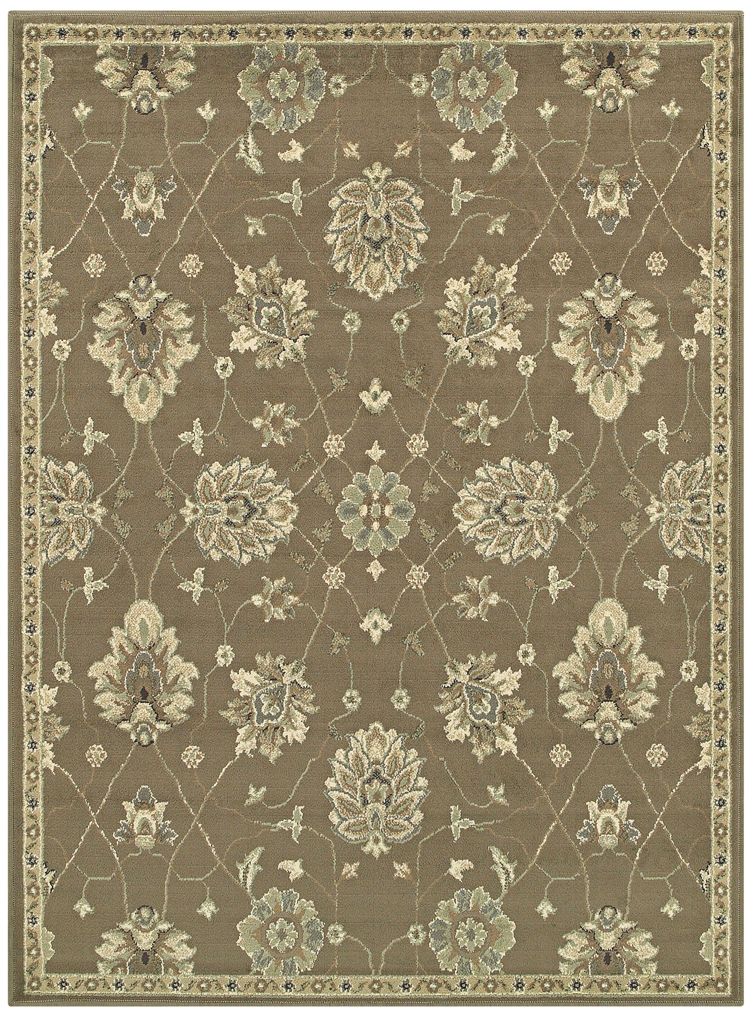 Brentwood 1330E Brown and Beige Area Rug 