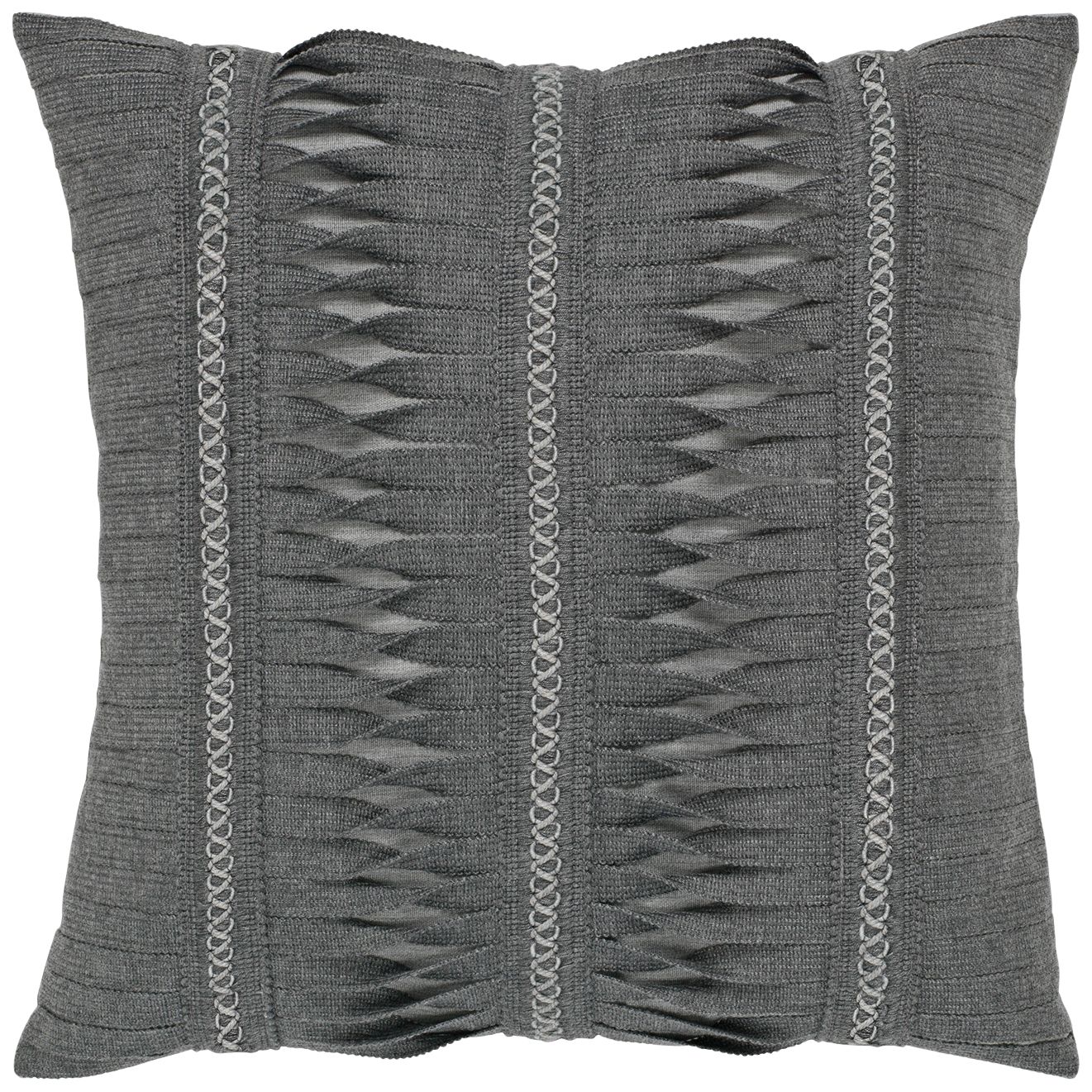 Gladiator Smoke 20" Square Indoor-Outdoor Decorative Pillow