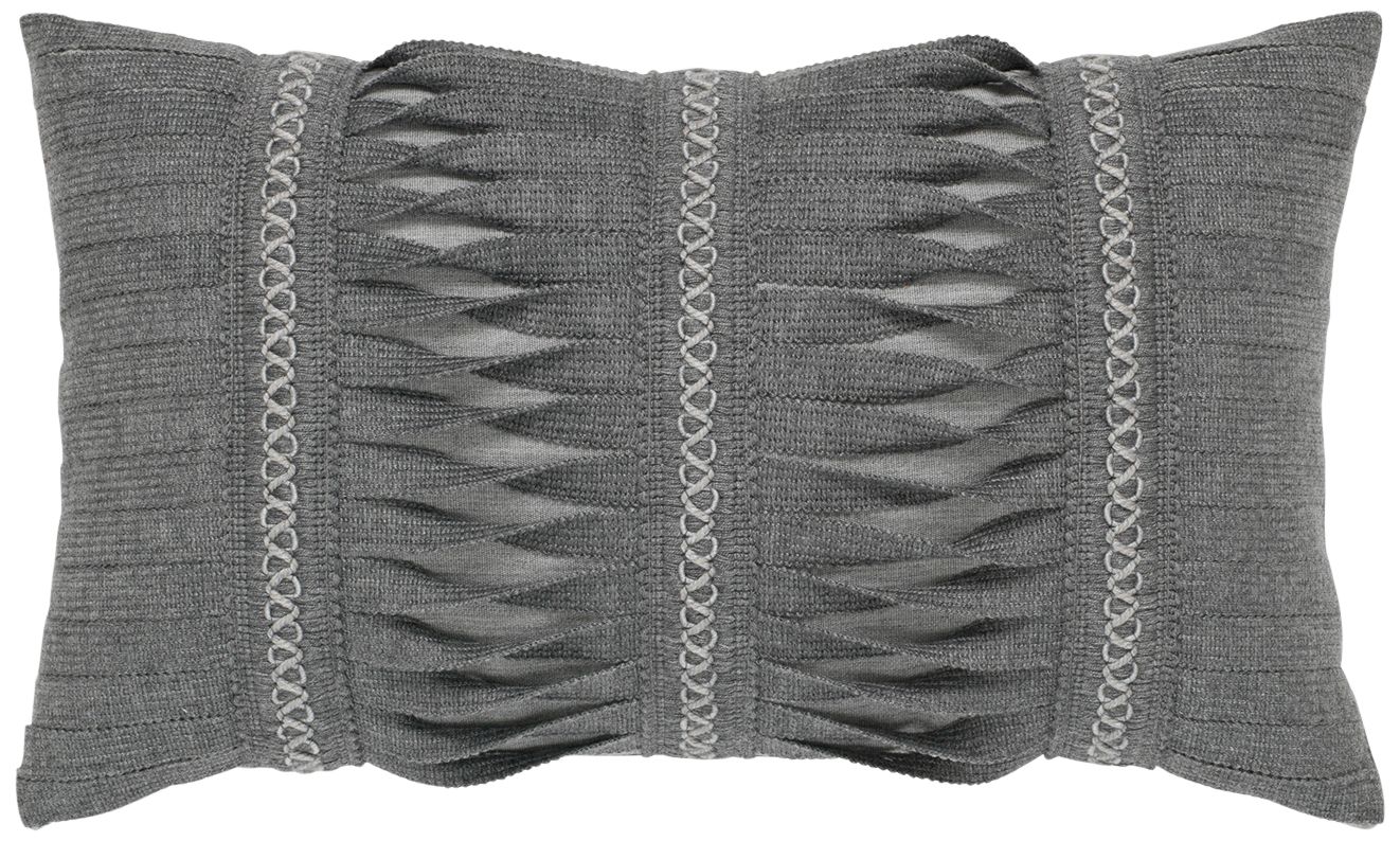 Gladiator Smoke 20" x 12" Lumbar Indoor-Outdoor Pillow