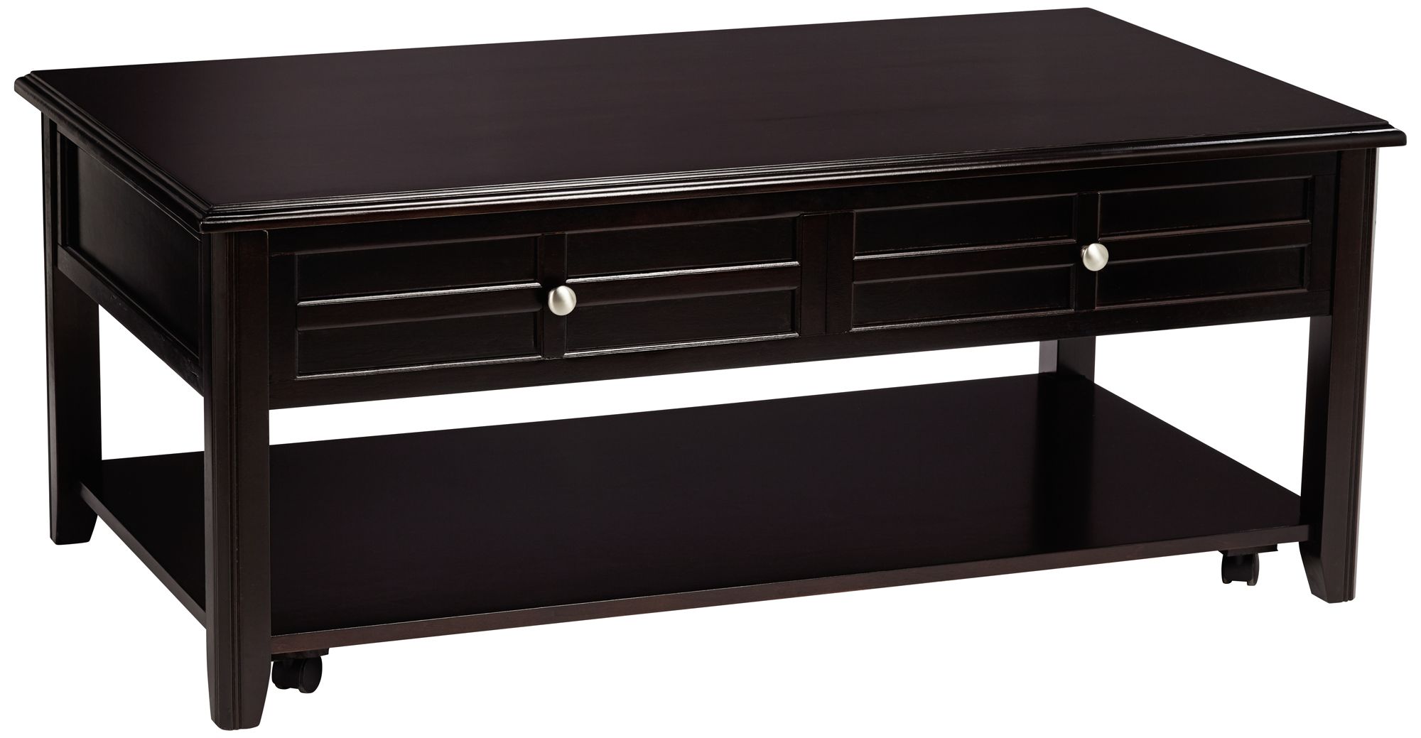 Carrier 50" Wide Espresso LiftTop Storage Coffee Table 46M82