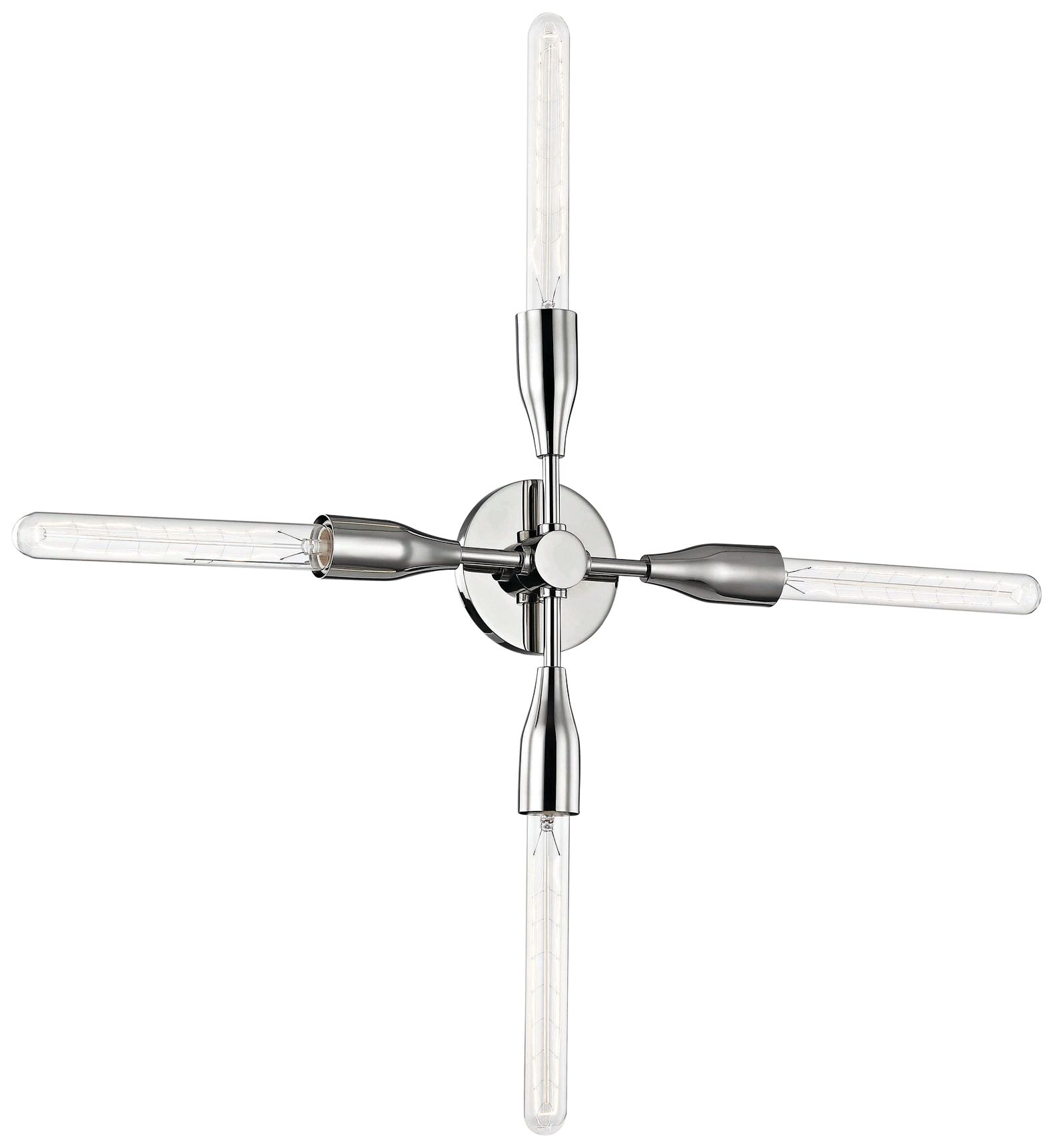 Mitzi Tara 29 3/4" High Polished Nickel 4-Light Wall Sconce