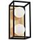 Mitzi Aira 5" High Aged Brass 2-Light LED Wall Sconce