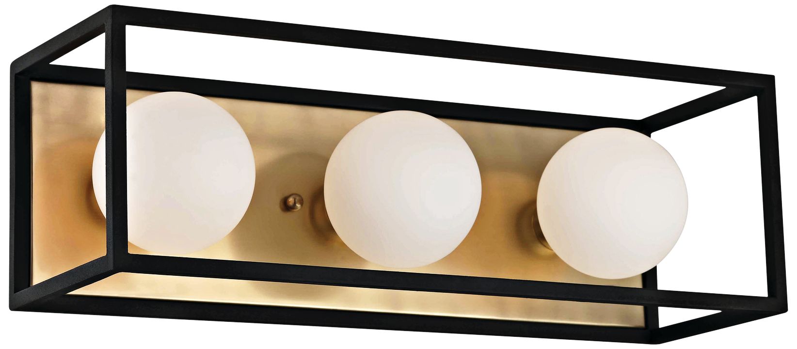 Mitzi Aira 15" Wide Aged Brass 3-Light LED Bath Light