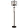Industrial Cage Bronze Floor Lamp with ST21 LED Bulbs