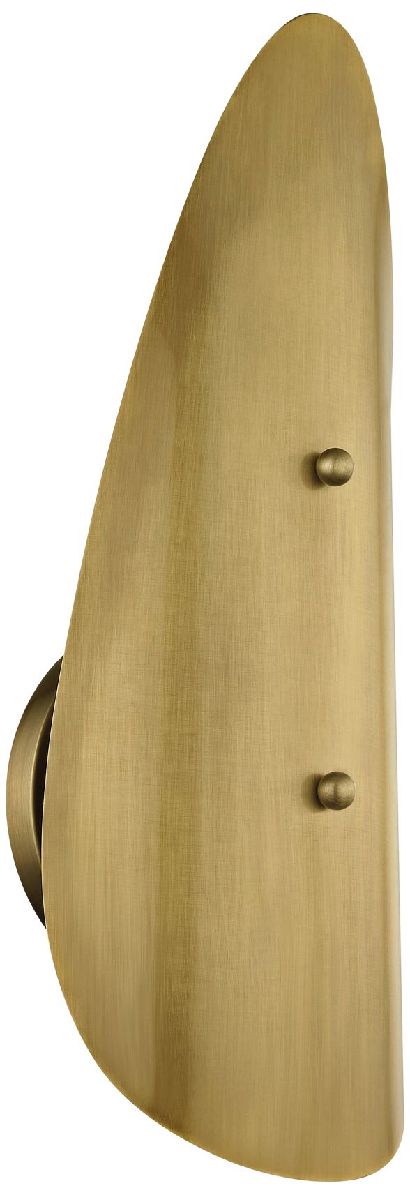 Mitzi Layla 14 1/4" High Aged Brass LED Wall Sconce
