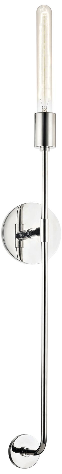 Mitzi Dylan 35" High Polished Nickel Wall Sconce