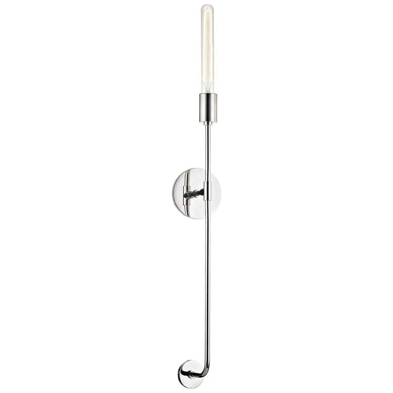 Mitzi Dylan 35&quot; High Polished Nickel Wall Sconce