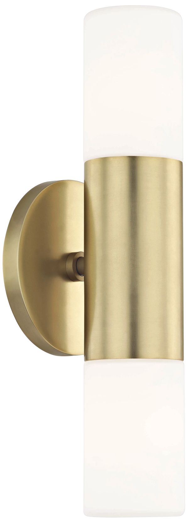 Mitzi By Hudson Valley Mitzi Lola 13" High Aged Brass 2-light Led Wall Sconce