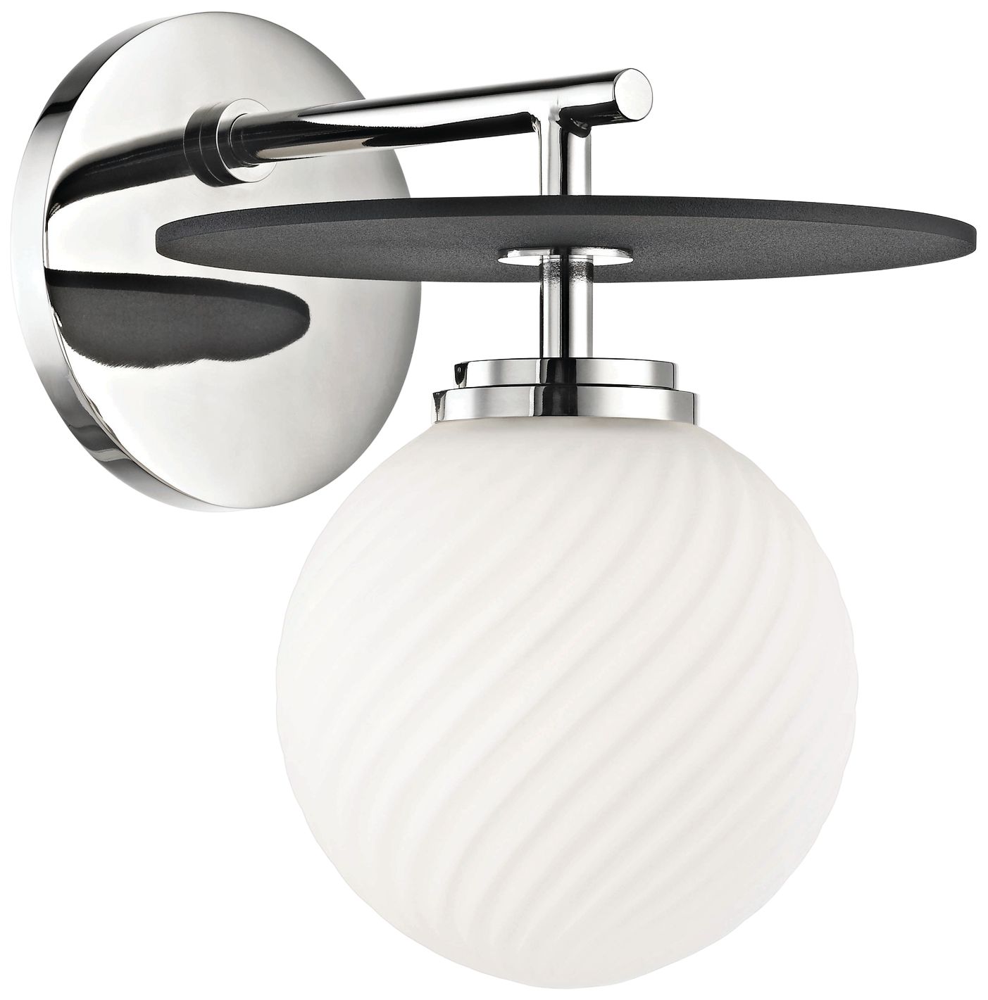 Mitzi Ellis 8 3/4" High Polished Nickel LED Wall Sconce