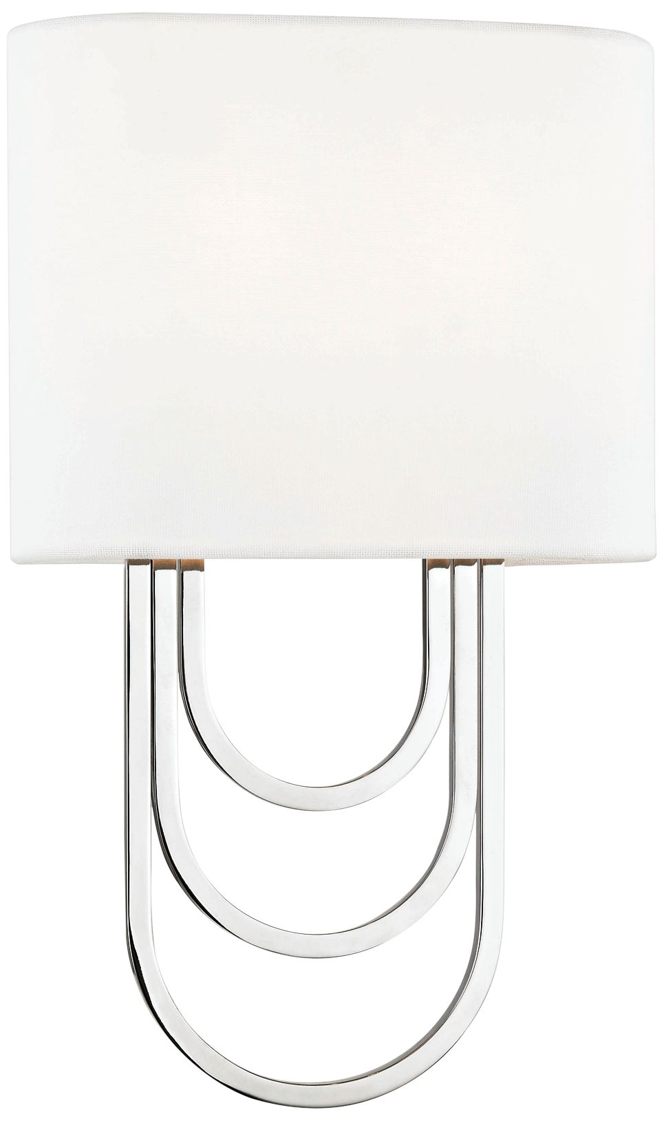 Mitzi Farah 13 1/2" High Polished Nickel Wall Sconce