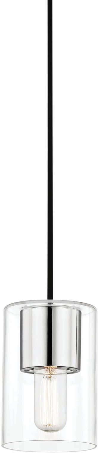 Mitzi Lula 5 1/4" Wide Polished Nickel Mini Pendant