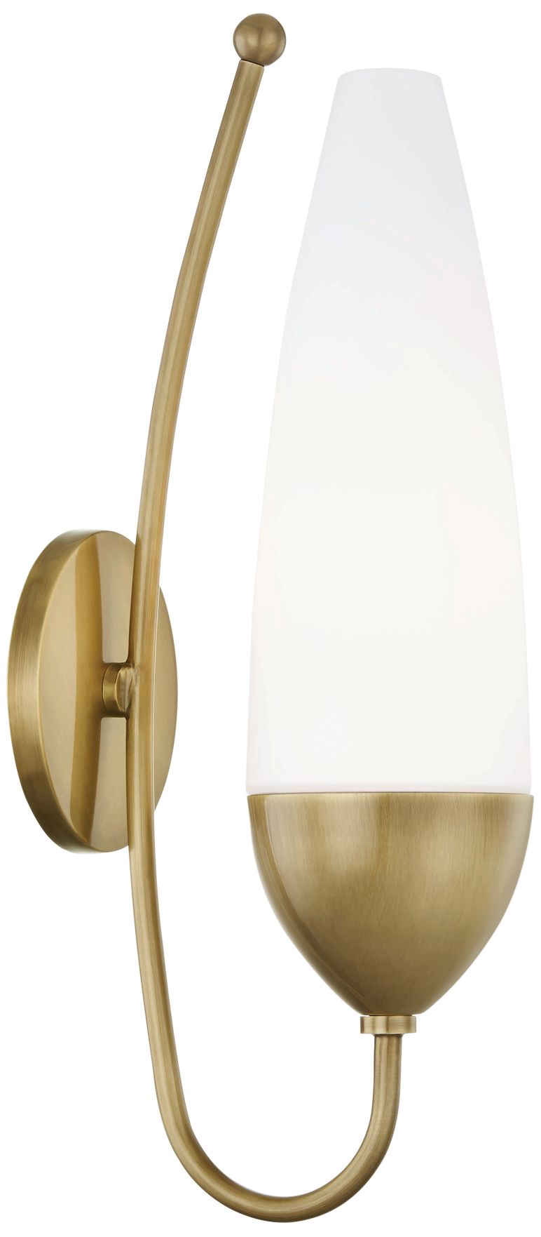 Mitzi Amee 17 1/4" High Aged Brass Wall Sconce