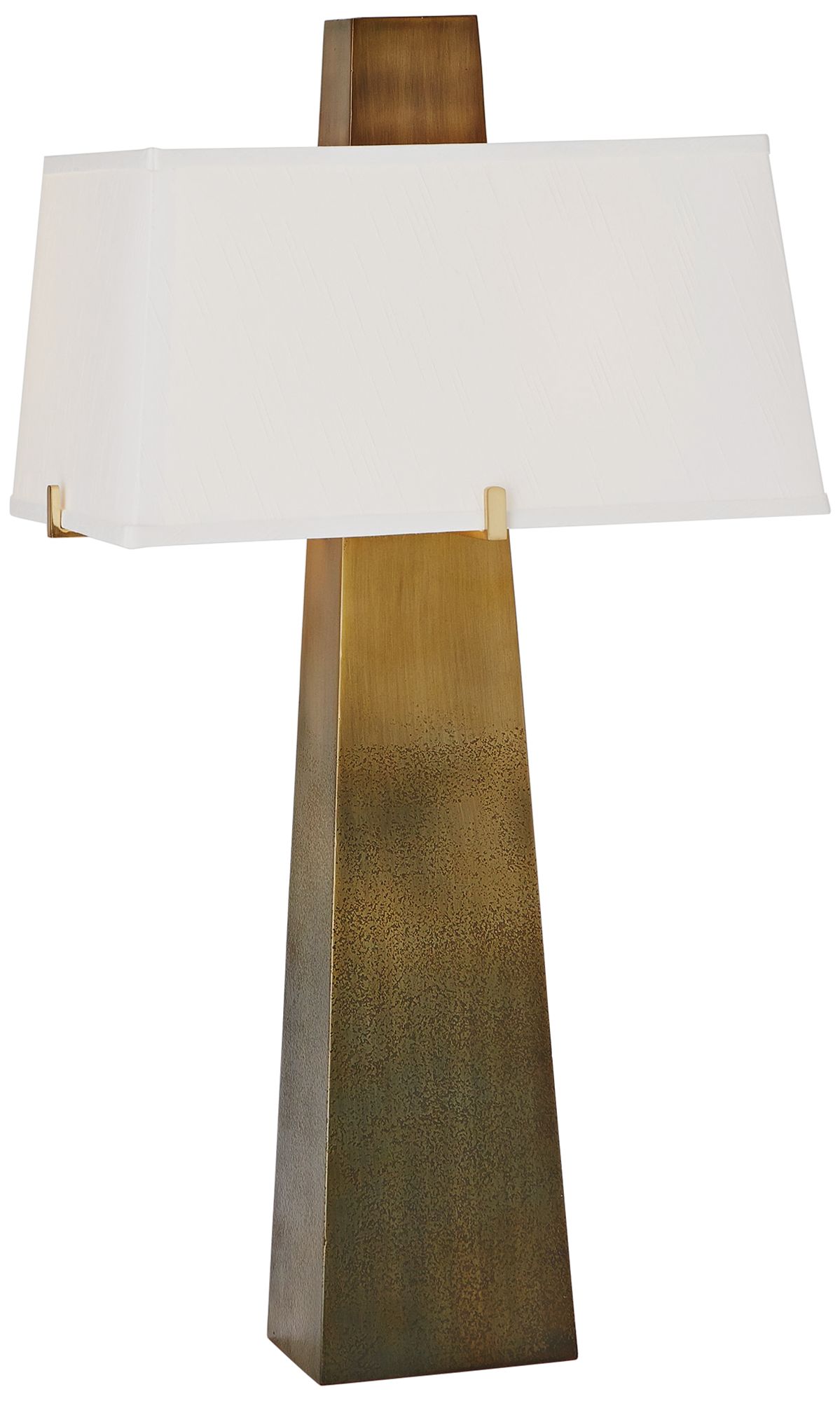 Stoic Ombre Brass Modern Column Table Lamp
