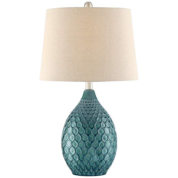 Kate Sea Foam Ceramic Table Lamp By 360, Courtney Ceramic Table Lamp Seafoam