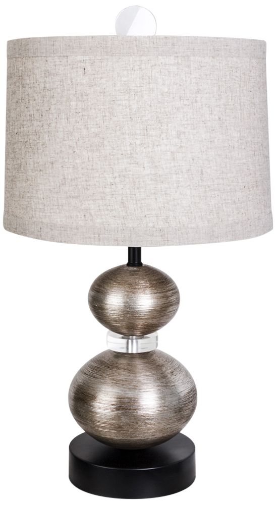 Van Teal Ophelia Antiqued Silver Leaf Table Lamp