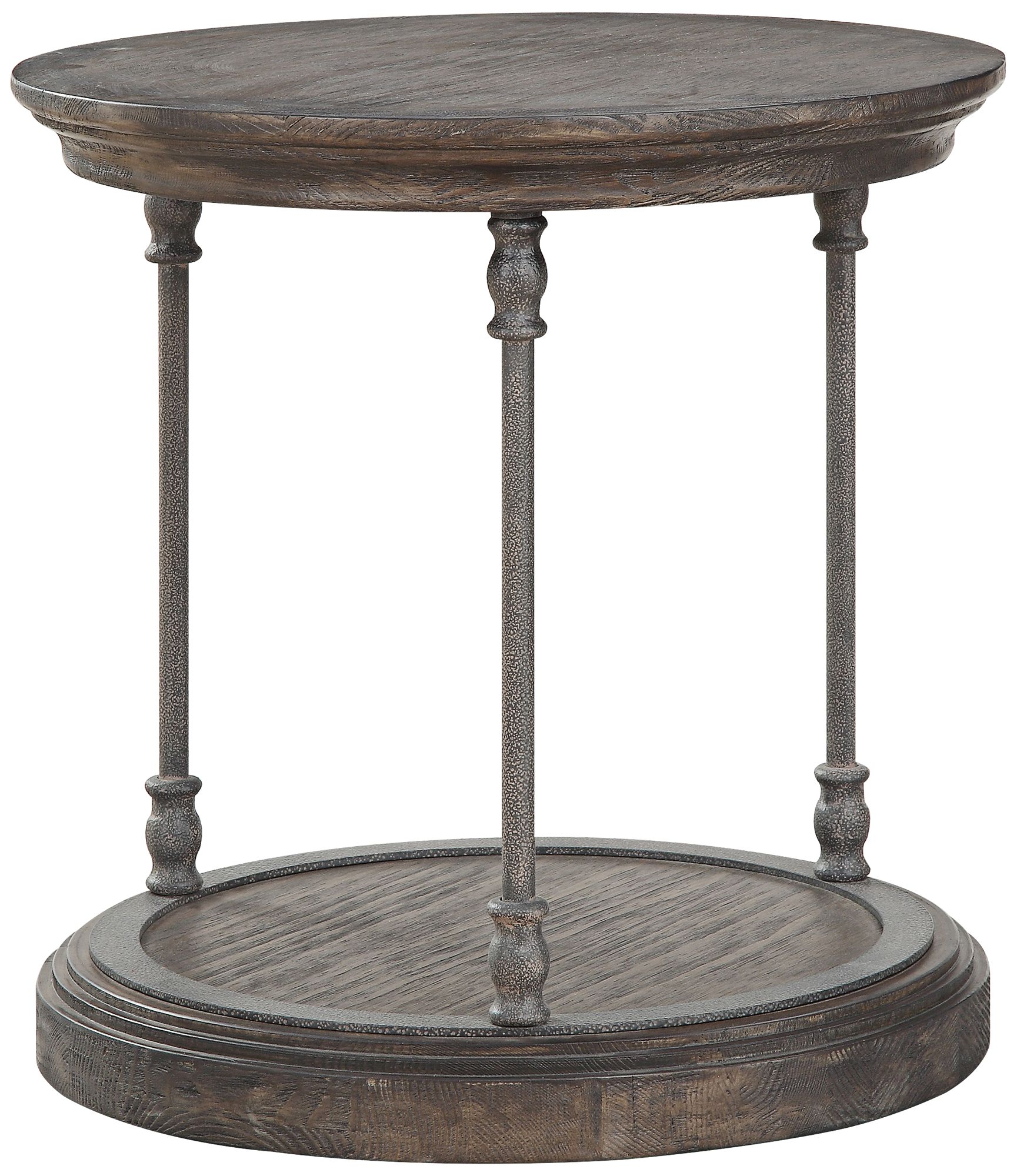 Corbin 23 1/2" Wide Wooden Round End Table