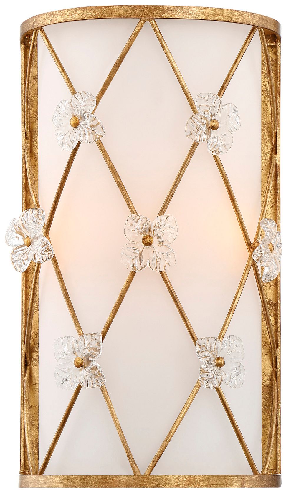 Victoria Park 14" High Elara Gold 2-Light Wall Sconce