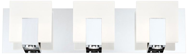 Eurofase Canmore 20" Wide Chrome 3-Light LED Bath Light