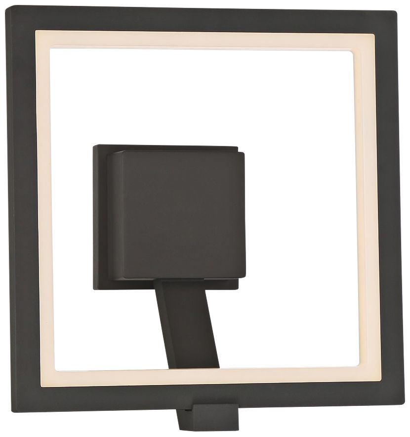 Eurofase Outdoor Mount 12 1/2"H Graphite Gray LED Wall Light