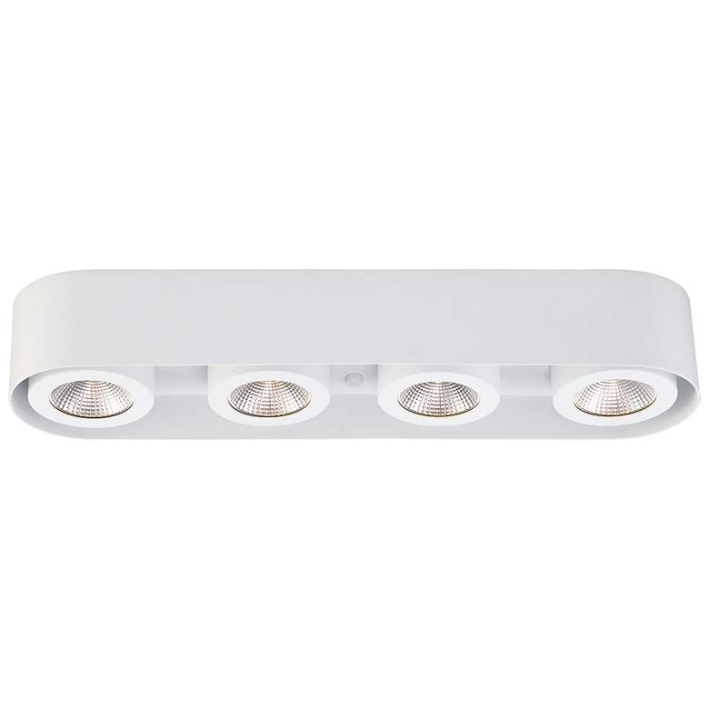 Eurofase Nymark 21 3/4&quot; Wide White 4-Light LED Ceiling Light