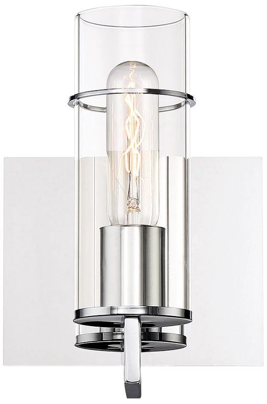 Eurofase Pista 9" High Chrome Wall Sconce