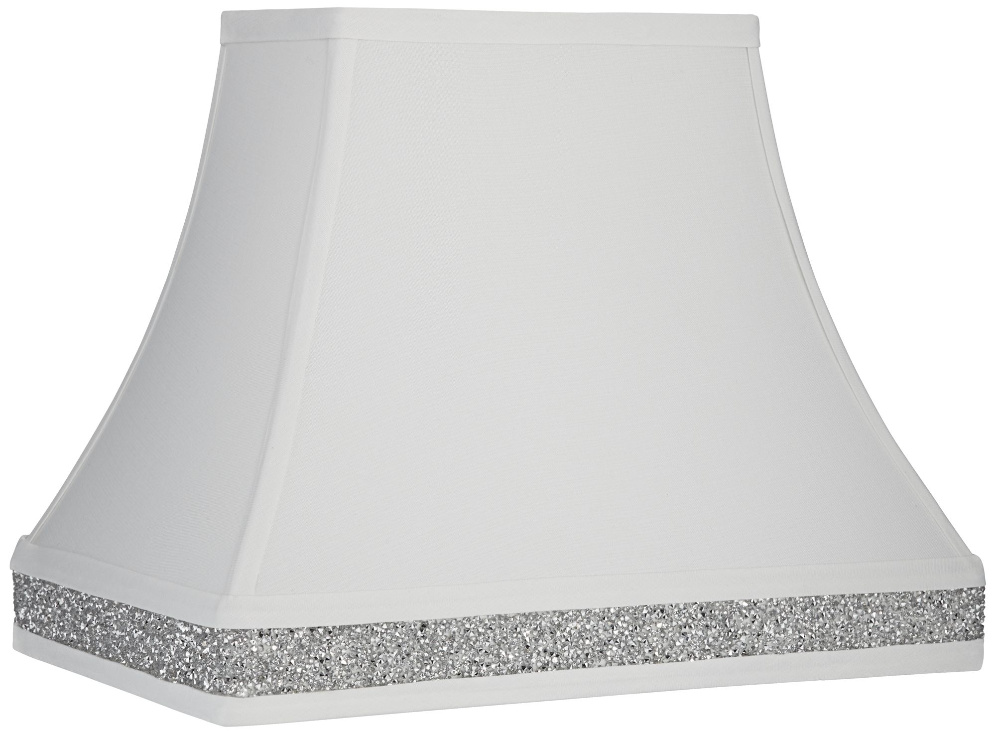 Hawking White Rectangular Lamp Shade 5/8x10/14x12 (Spider)