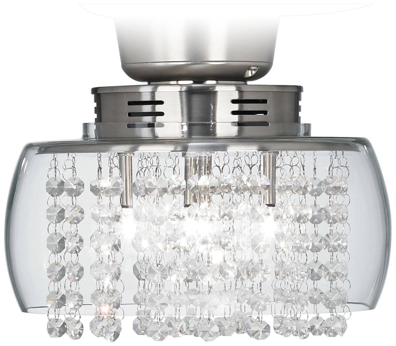 Crystal Rainfall Strands Clear Glass Led Light Kit 47f05