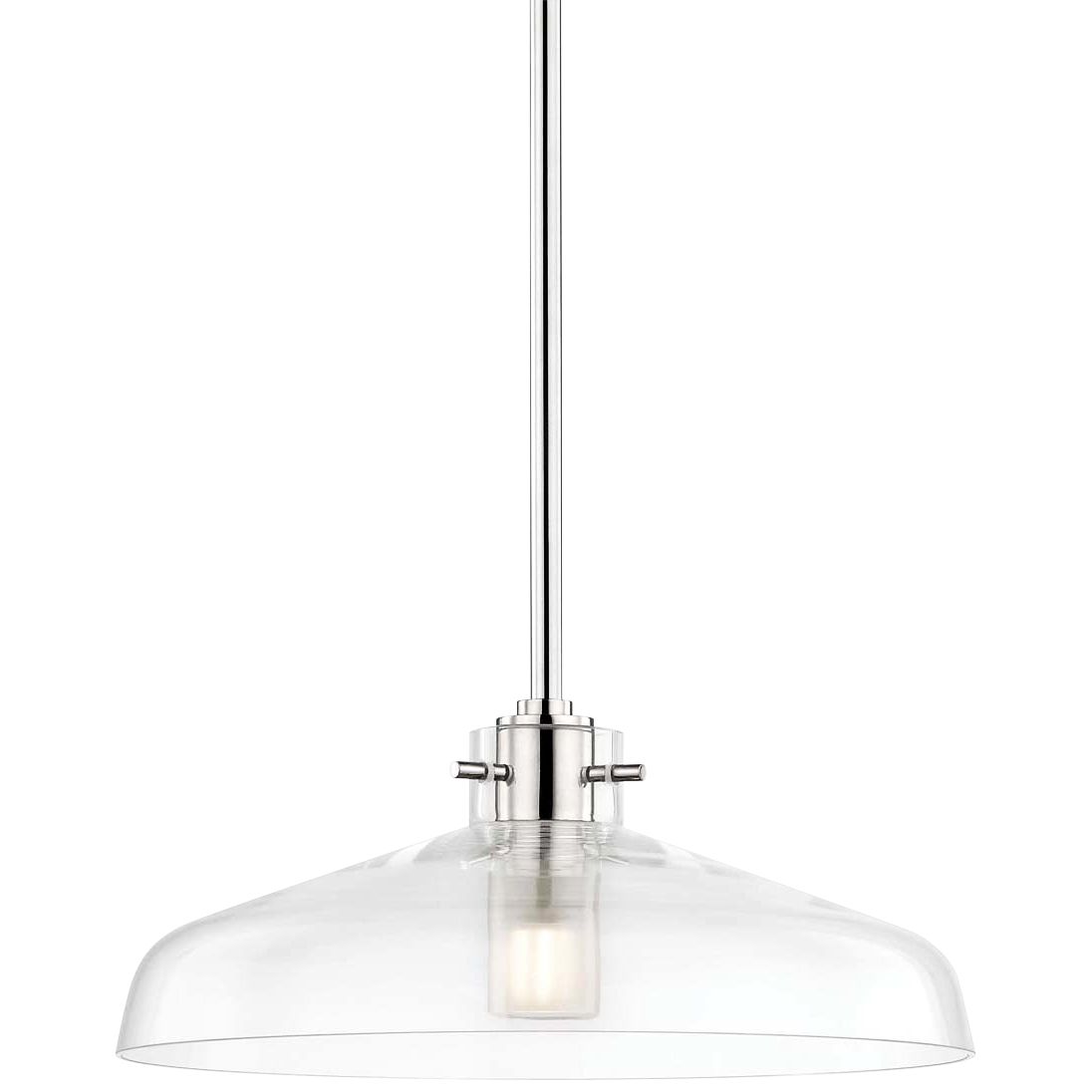 Mitzi Nemo 12" Wide Polished Nickel LED Mini Pendant