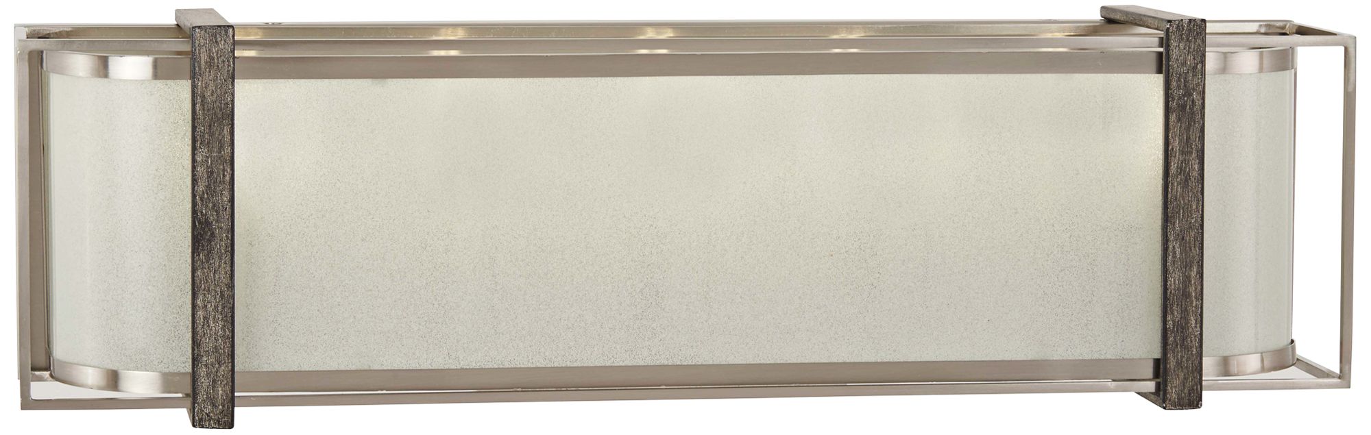 Tyson's Gate 24"W Brushed Nickel with Shale Wood Bath Light