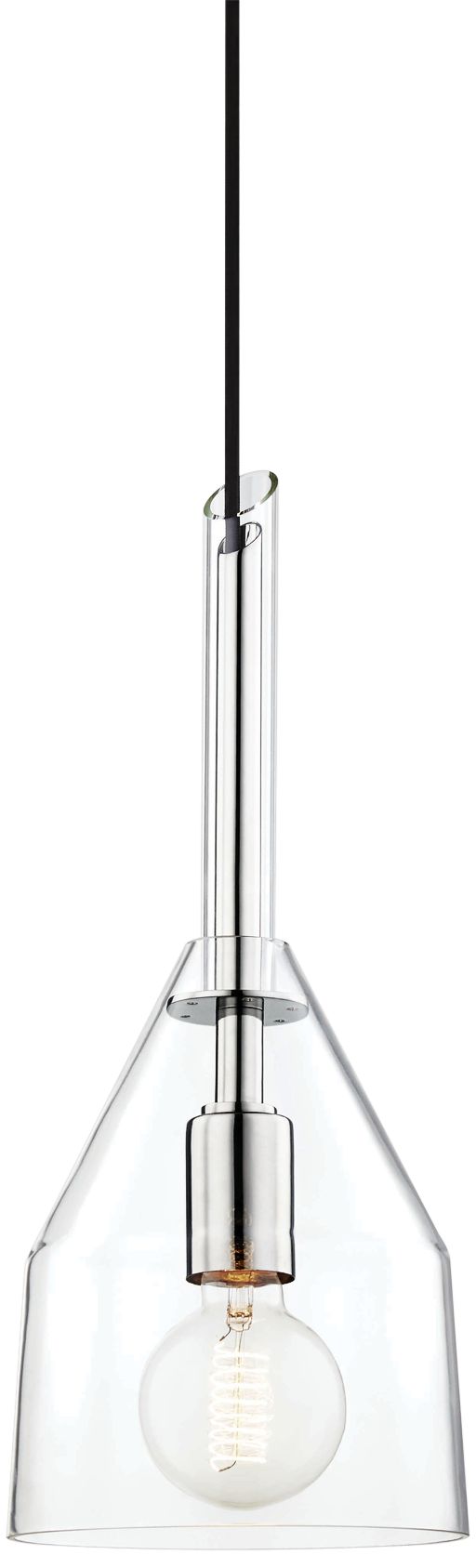 Mitzi Sloan 7" Wide Polished Nickel Mini Pendant