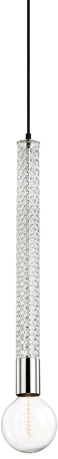 Mitzi Pippin 5" Wide Polished Nickel Mini Pendant