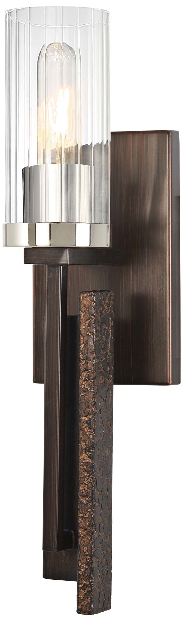 Maddox Roe 18" High Iron Ore Wall Sconce