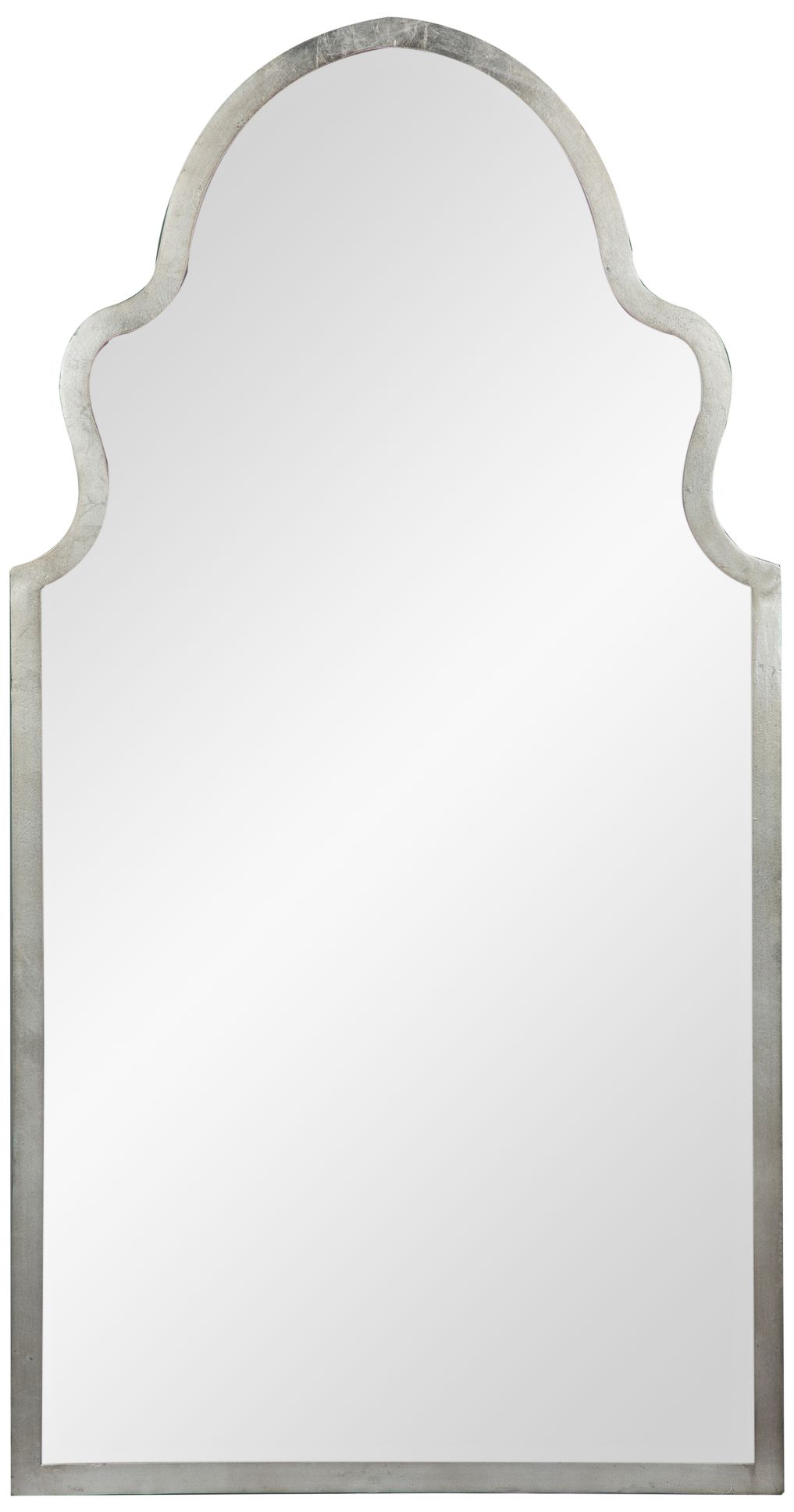 Cooper Ingrid Silver 20" x 37 3/4" Arch Top Wall Mirror