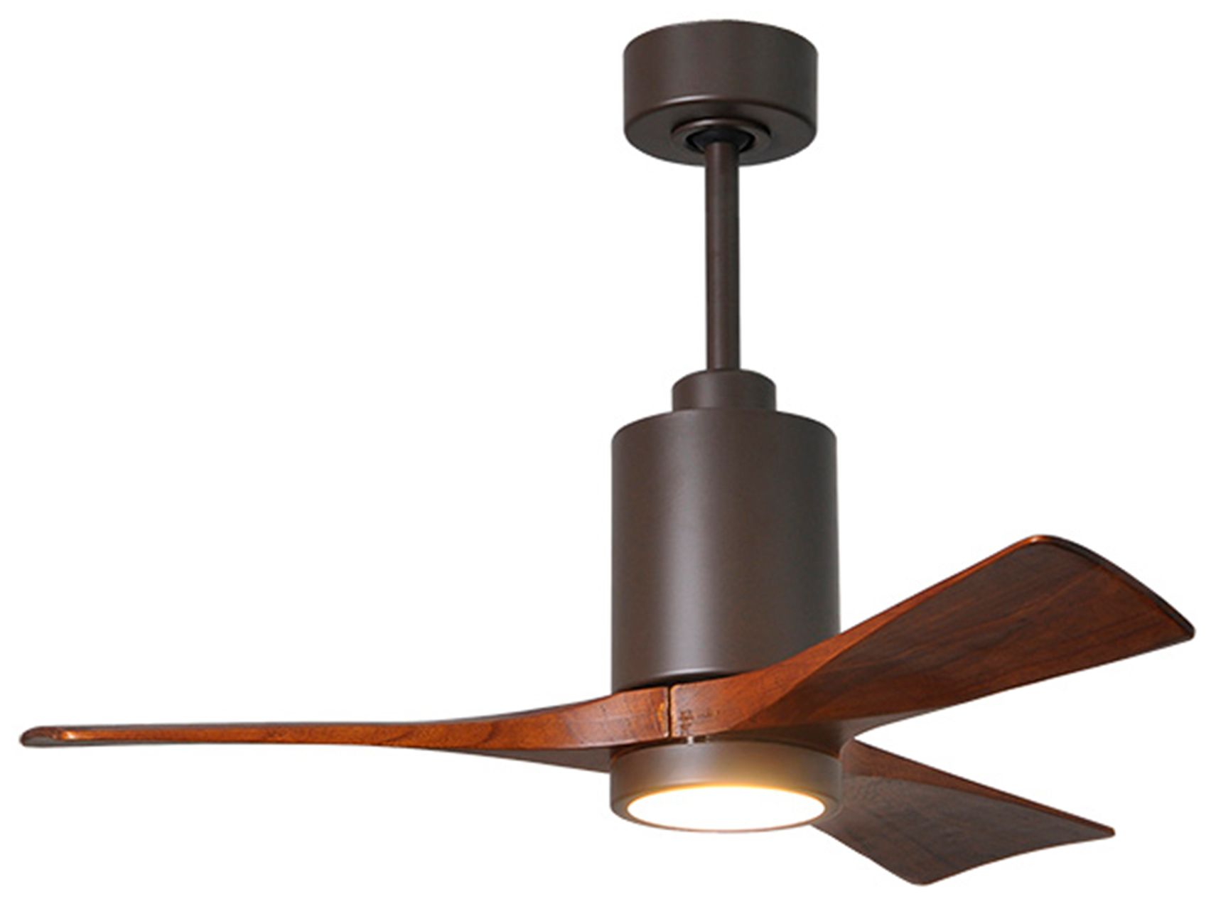 42" Matthews Patricia-3 Textured Bronze LED Ceiling Fan