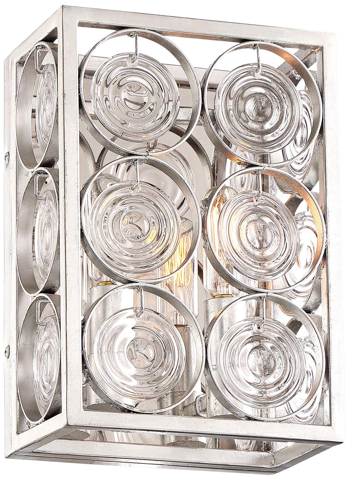 Culture Chic 9 3/4" High Catalina Silver Wall Sconce