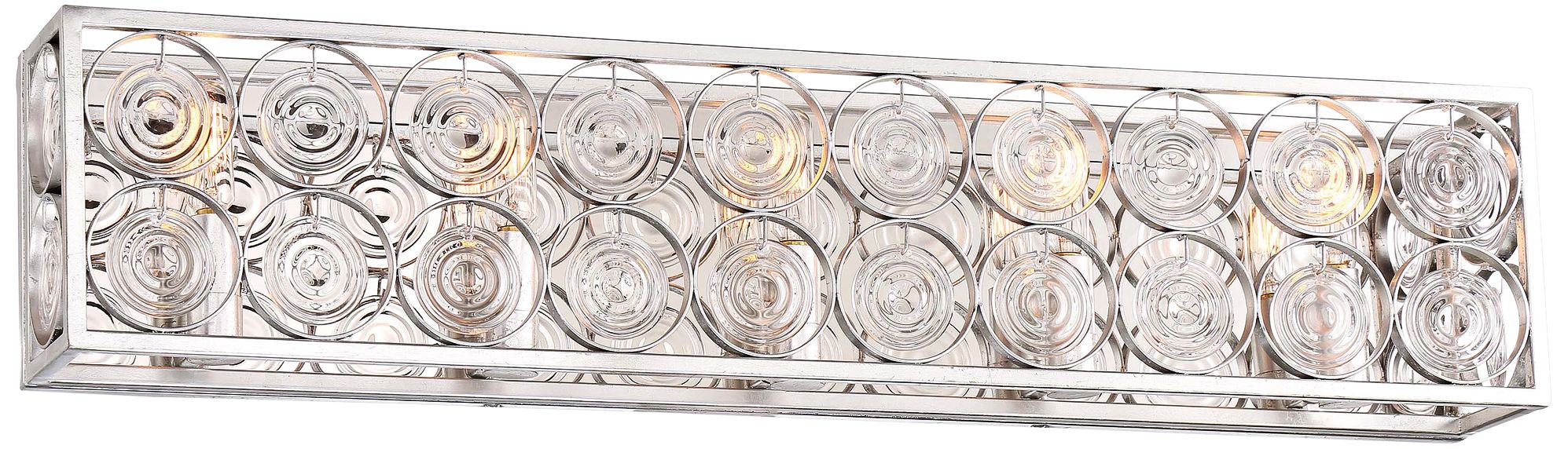 Culture Chic 30 3/4" Wide Catalina Silver Bath Light
