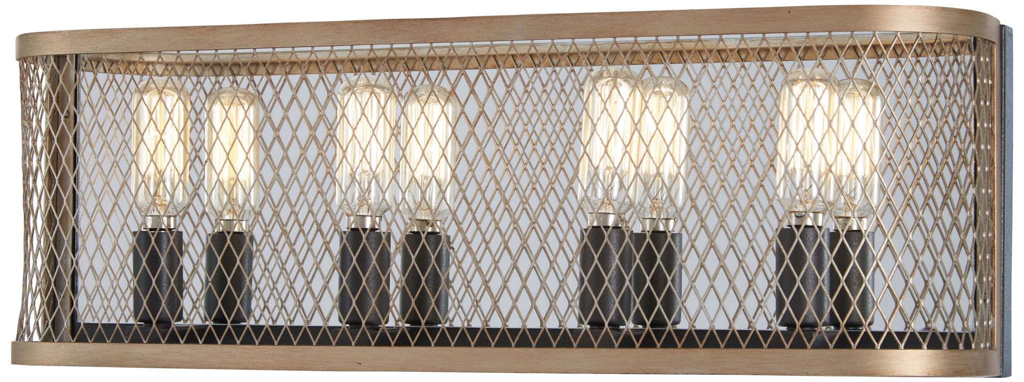 Marsden Commons 19 3/4"W Iron and Gold 4-Light Bath Light