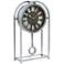 Ellerby Glossy Silver 20 1/4" High Metal Table Clock