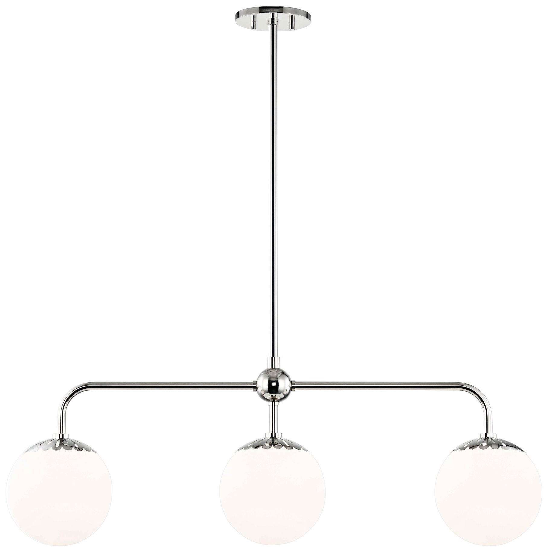 Mitzi Paige 37" Wide Nickel Kitchen Island Light Pendant