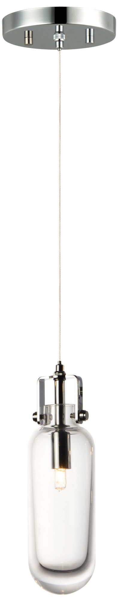 ET2 Kem 2 3/4" Wide Polished Chrome Mini Pendant