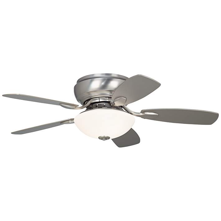 44 Casa Habitat Brushed Nickel Hugger Led Ceiling Fan