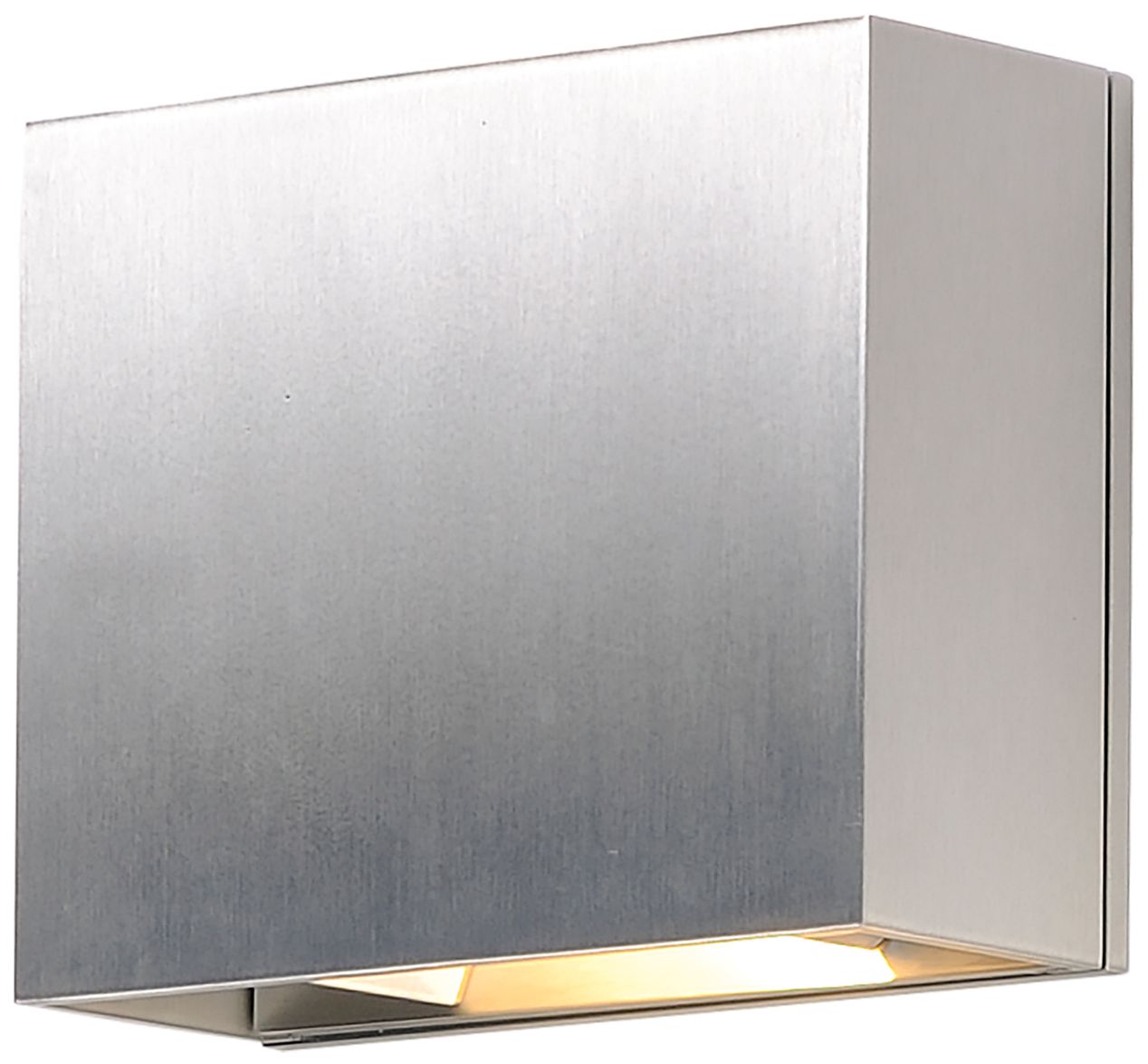 ET2 Alumilux 6" High Satin Aluminum LED Outdoor Wall Light