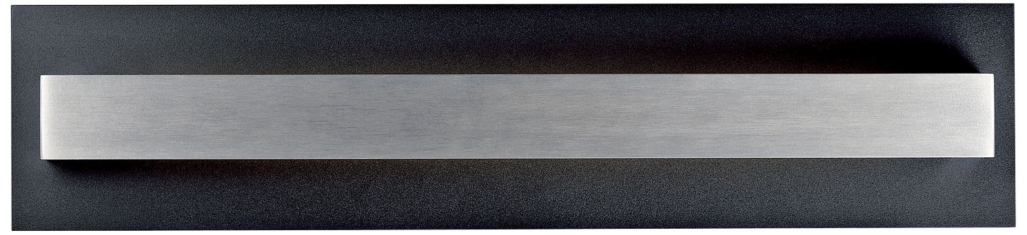 Alumilux 24"H Black w/ Satin Aluminum LED Outdoor Wall Light