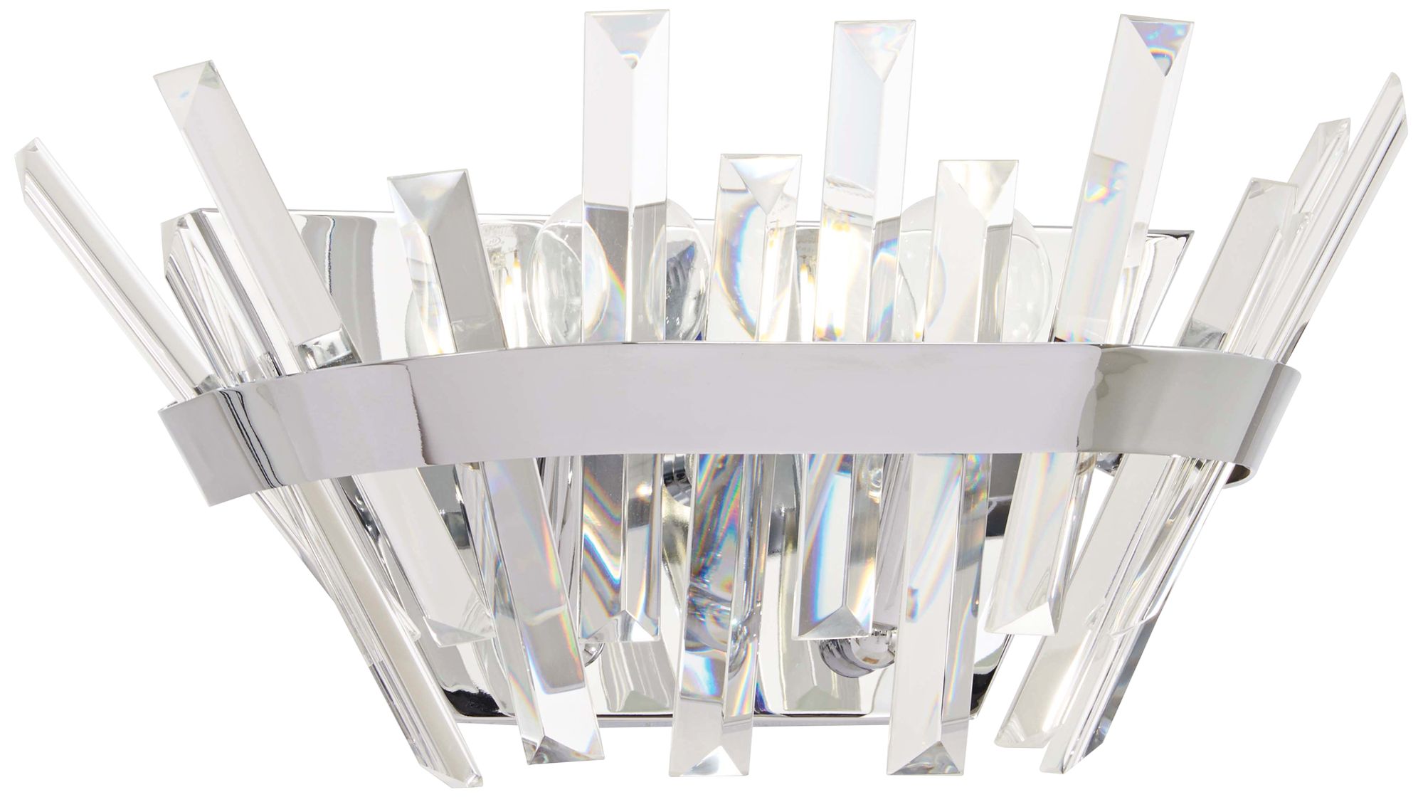 Echo Radiance 6 3/4" High Chrome Wall Sconce