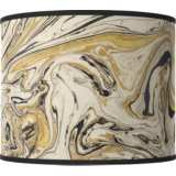 Venetian Marble Giclee Round Drum Lamp Shade 14x14x11 (Spider)