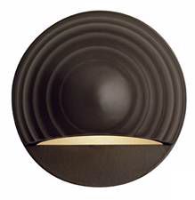 Hinkley Bronze Finish Round Low Voltage Deck Sconce