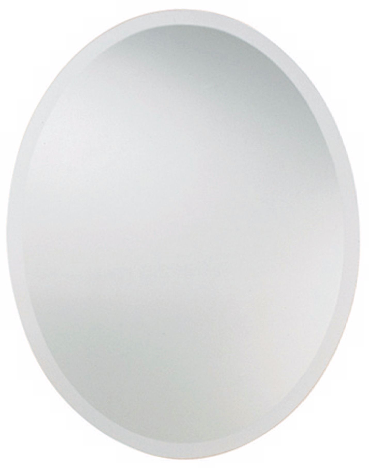 Uttermost 24" x 36" Frameless Oval Wall Mirror